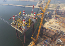CIMC Raffles Self-designed Jackup Gas Compression Unit Completed Jacking Trial T