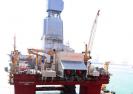 中集來福士“維京龍”半潛式鉆井平臺(tái)試航