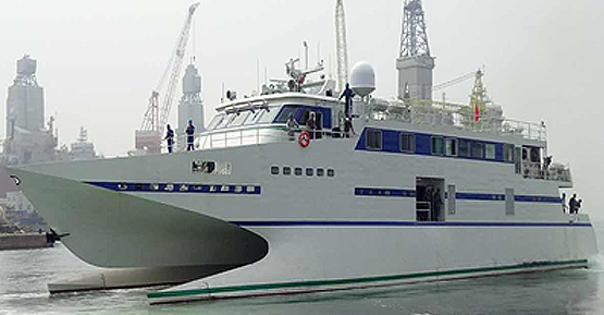 海峽號(hào)穿浪雙體工作船