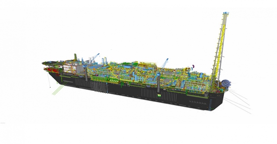 巴西國油P78 FPSO 船體及生活區(qū)